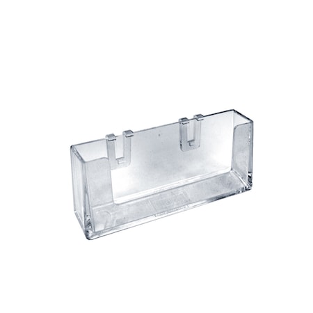 Azar Displays Styrene Clip-on Removable Business Card Pocket, PK10 252365